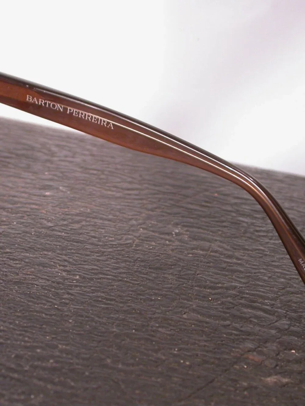 Barton Perreira Patsy Clear Stripe Classic Eyeglasses Frames Made in Japan